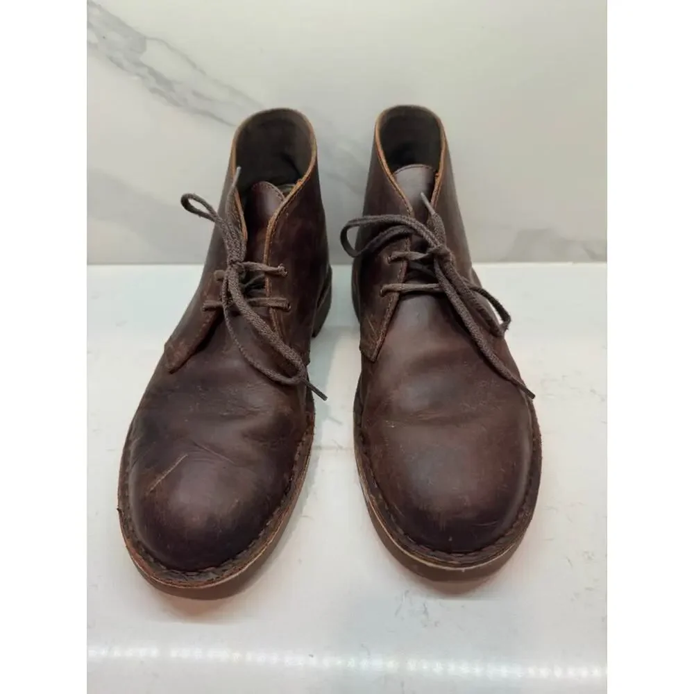 Clarks Originals Men’s Size 9 Brown Leather Desert Chukka Boots